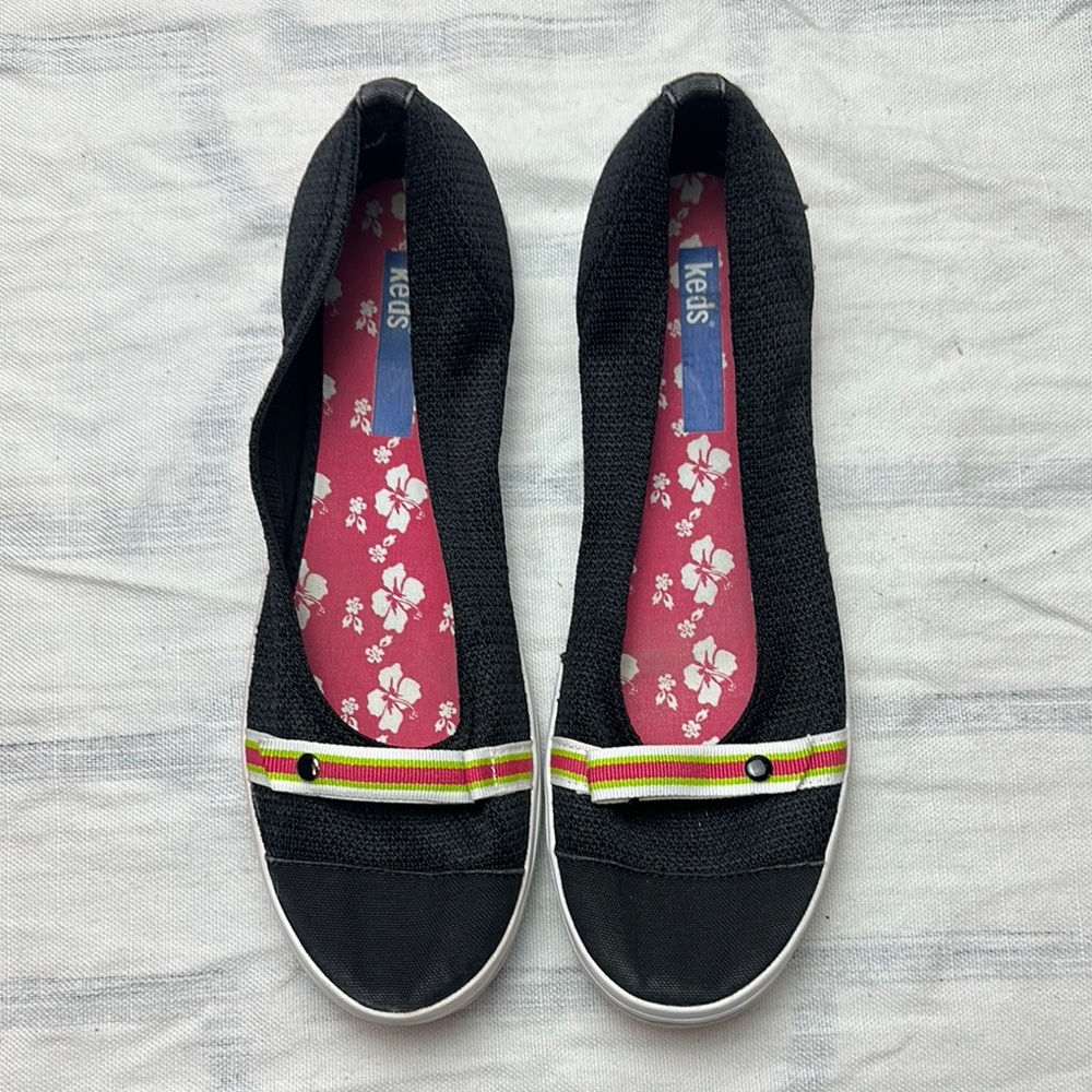 Keds Women's Black Slip-On Shoes sz 8.5